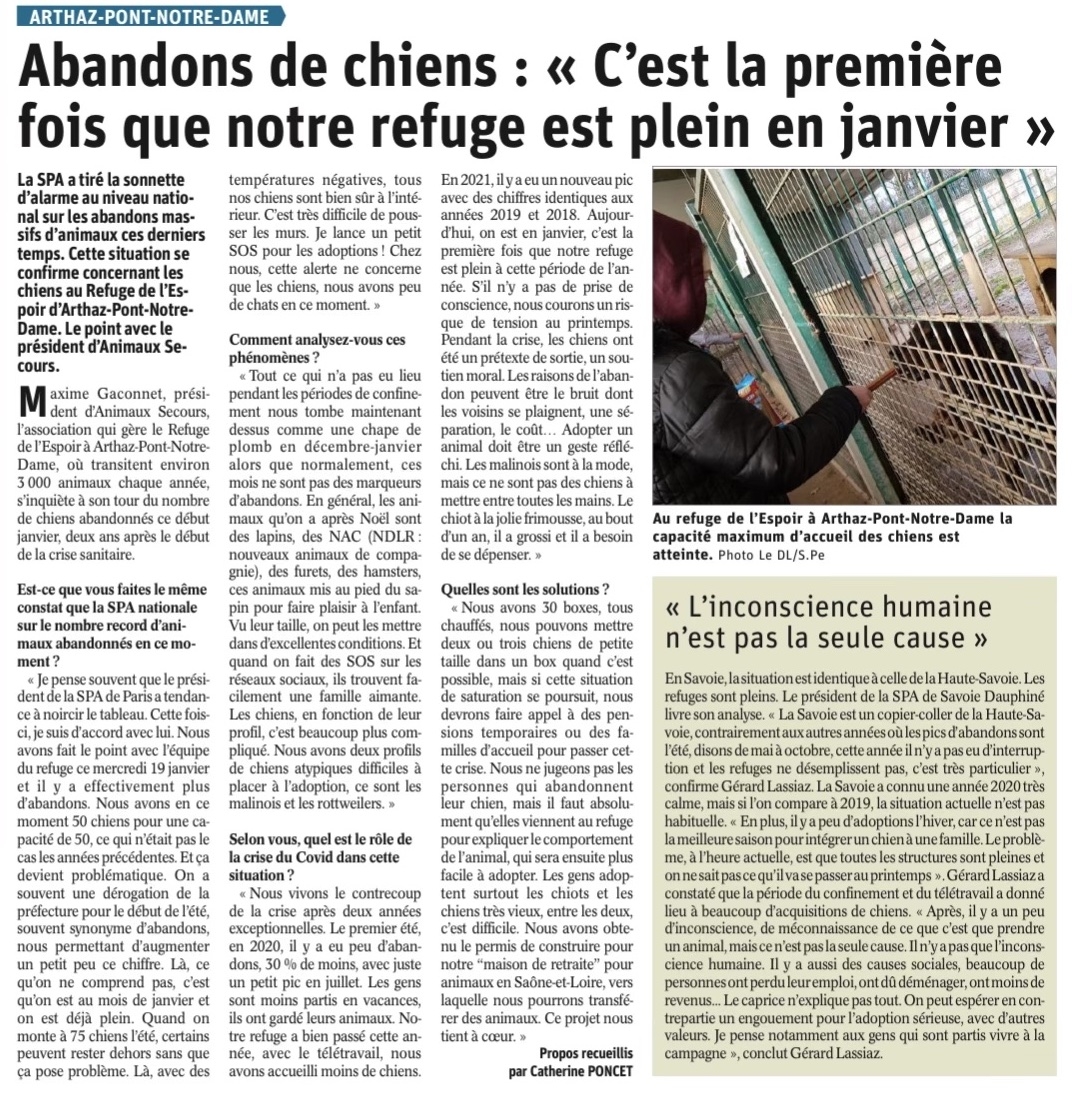 Article DL du 21/01/2022